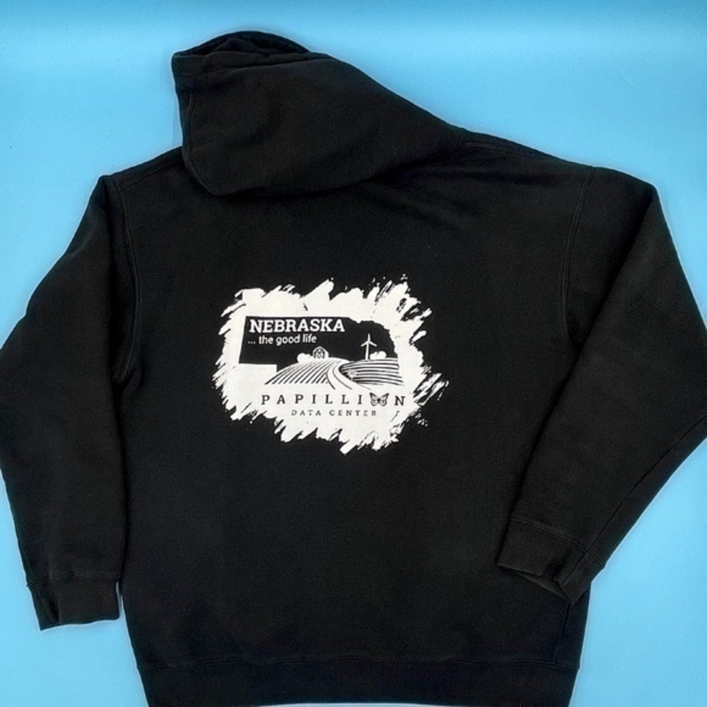 Vintage Nebraska “The Good Life” Front/Back Graphic Hoodie